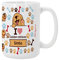 BEE INGENIOUS Taza GOLDEN personalizada con nombre. Taza desayuno XL de 443 ml. Taza perros personalizada con nombre. Regalo para amigas. Tazas razas de perros. Tazas originales para regalar. (Golden)