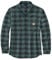 Carhartt Herren Langarmhemd Flannel L,S Plaid Shirt, Farbe:sea Pine, Größe:S