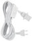 GIGIIS - Casquillo de lámpara E14 con interruptor y cable de alimentación, 5 m, color blanco, cable de enchufe eléctrico, interruptor E14 con cable suspensión de lámpara para techo, suspensión y otros