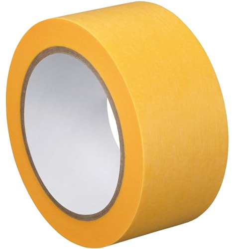 doitBau 3x Goldband 50mm x 50m Premium Maler Abklebeband UV Innen Außen Fineline Tape Lackier Klebeband Japan Washi Papier - rückstandslos entfernbar - extra lange Haftung | wasserabweisend