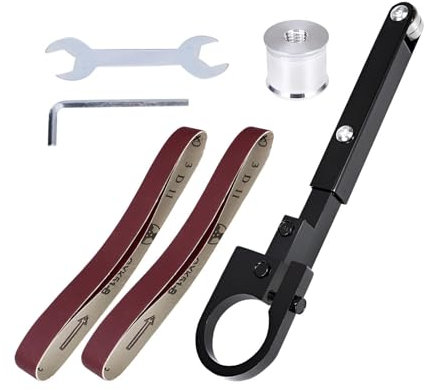 Belt Sander Attachment,Grinder Tool Modified to Belt Sander Polisher Attachment - Pipe Polishing Attachment Angle Grinder Sand Belt Machine