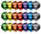 AEIOPRS 21 Dart Flights in Total 7 Sets Per Pack Hardcore Radical Dart Flights
