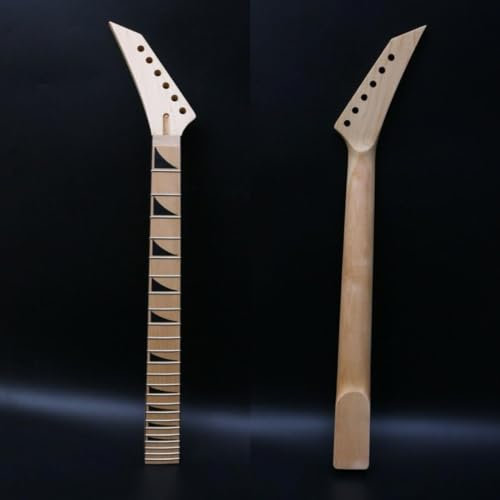 Neuer Gitarrenhals, 24 Bünde, 25,5 Zoll Ahorn-Griffbrett, Jackson Reversed Head, zum Anschrauben zum Austausch