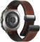 WestEagle Bracelet de montre magnétique en cuir compatible avec Samsung Galaxy Watch Ultra 47 mm (2024) - Bracelet de rechange classique réglable pour homme et femme - Marron foncé