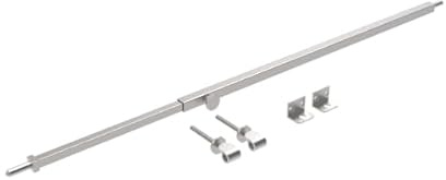 Einbruchsicherung - Edelstahl 316L - ausziehbar von 600 bis 1000 mm - Einbruchschutz - Diebstahlsicherung - für Türen, Türen und Fenster - robust - hohe Qualität - dimaccessori.com.Italy