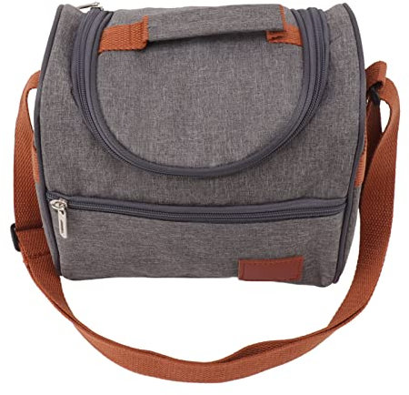 OUCRIY Tragbare Lunchbox mit 15 L Fassungsvermögen, Wasserdicht, Auslaufsicher, Isolierte Lunchtasche für Männer und Frauen, Arbeit, Picknick (B-8047-1)