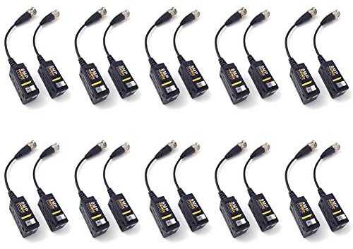 Sessleger 10 Paar HD BNC Video Balun 8MP 1080P 720P Transceiver UTP Cat5 HD CVI TVI AHD Ersatzteile Zubehör für KAMERA