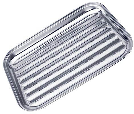 CIYODO Grillpfanne BBQ Outdoor Grillpfanne Grillkorb für Ofen Broilerpfanne