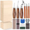 Wood Carving Tools Kit, 22PCS Wood Whittling Kit for Beginners, Includes 8PCS Basswood Carving Blocks and 6PCS Whittling, Gloves, Roll Bag,Sharpener for Widdling Kit (22PCS)