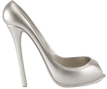 CATIEBYE High Heel Shoe Weinflaschenhalter Deko Für Zuhause Bar Oder Restaurant Einzigartiges Wohnaccessoire Für Weinliebhaber Zufällige Grundfarbe Praktischer Flaschenständer