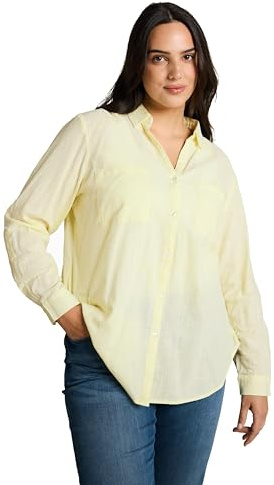 TOM TAILOR Plussize Hemdbluse mit Brusttaschen