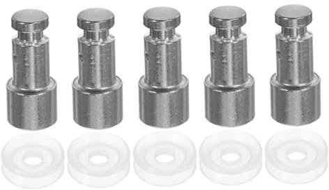 NOLITOY Electric Pressure Cooker Float Valve Replacement Parts 5pcs Float Valve Rods Sealing Gaskets for 4l/5l/6l Pressure Pots Supply for Kitchen Repair