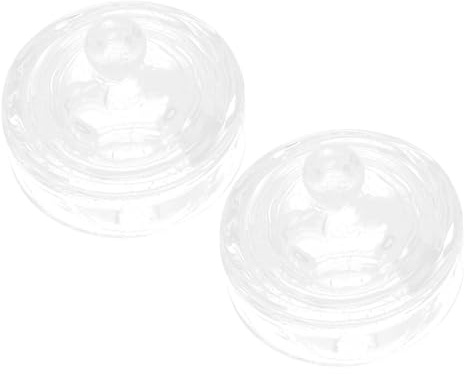 OUNONA Lot de 2 Plat Dappen en Verre Rond avec Couvercles, Portable et Pratique pour Mélanger Poudre Acrylique et Paillettes, pour Salon de Manucure ou Usage à Domicile