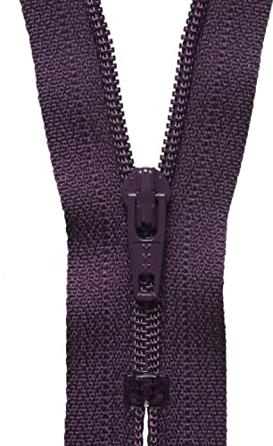 YKK Coil Zip, No. 863 Damson, 46 cm Length