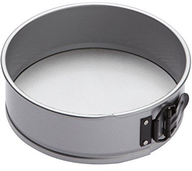 KitchenCraft Non-Stick Round Springform Cake Tin with Loose Base, 20.5 cm (8), Silver