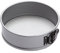 KitchenCraft Springform Kuchenform mit Abnehmbarem Boden und Antihaftbeschichtung, 20,5 cm, Silber