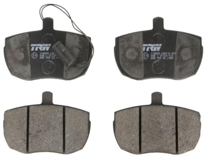 TRW GDB789 Brake Pad Set of 4 Compatible for Land Rover Discovery I (LJ) 1989-1998 Front Axle and Other Vehicles