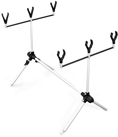 Lineaeffe Rod Pod Carpfishing Rod Pod Set Aluminium 54 x 100 x 40 cm