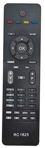 Vinabty nuovo telecomando unversal RC-1825 compatibile per Alba Celcus Digihome Hitachi JMB Luxor TVs