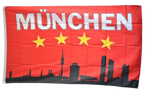 Flaggenfritze® Flagge Fanflagge Bayern 4 Sterne München - 90 x 150 cm