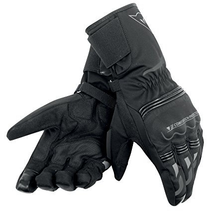 Dainese-TEMPEST UNISEX D-DRY LONG Handschuhe, Schwarz/Schwarz, Größe M