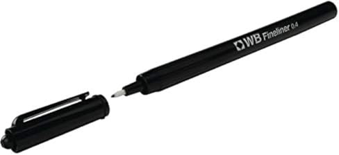 WB Fineliner 0.4 Black 746001