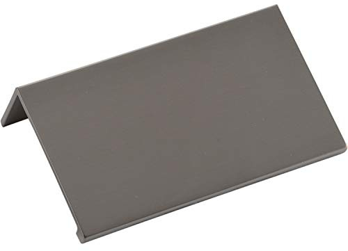 SIRO Griffleiste Crevan LA 48 mm, Länge 70 mm, Aluminium vernickelt feingeschliffen