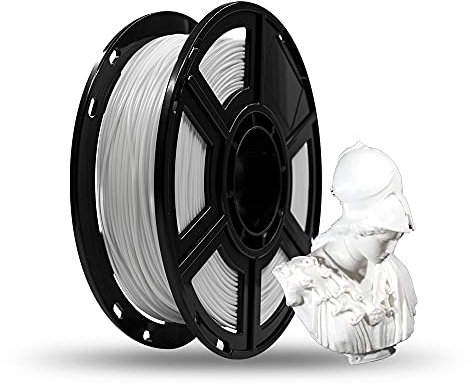Flashforge® PLA-Filament für 3D-Drucker, 1,75 mm, 0,5 kg, passend für die meisten 3D-Drucker, weiß