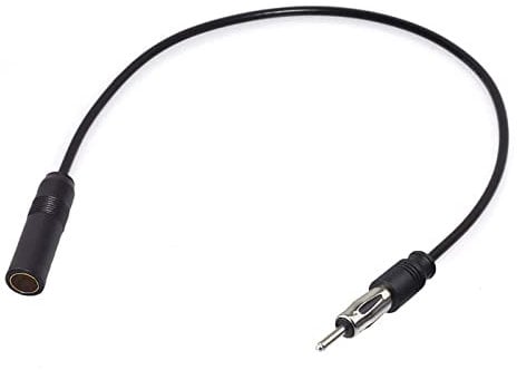 Bingfu Car Radio Antenna Extension Cable 50cm / 20 inch FM AM Radio Car Antenna Extension Coaxial Cable Cord DIN Plug Connector for Vehicle Truck Stereo Head Unit CD Media Receiver Player