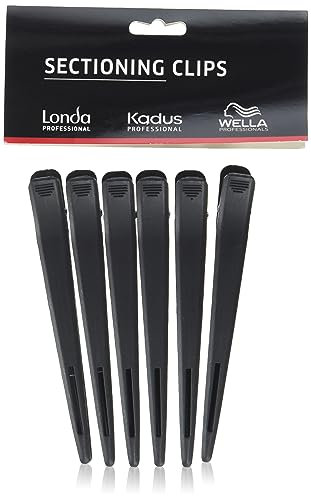 Wella Abteilclips schwarz 6-er