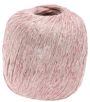 LANA GROSSA Brillino | Beilaufgarn mit farbigem Lurexfaden | Handstrickgarn aus 83% Viskose & 17% metallische Faser | 25g Wolle zum Stricken & Häkeln | 200m Garn FB 8