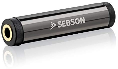 SEBSON Adaptateur Jack 3.5mm Stéréo, femelle/femelle, Prise Jack, Connecteur/Adaptateur AUX pour câble audio