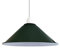 Retro-Vintage-Lampenschirm, Metallkegel-Lampenschirm, einfache Installation, industrieller Lampenschirm, 4 cm, E27-Aufhängeloch, für Küche, Wohnzimmer, Bar, Flur (Green)