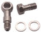 LIANGMEI Qingqing Store Banjo-Bolzen-Kit Turbo-Öl-Feed Garrett M10x1.5.MM/4AN+1.8mm Restrisikte TD04/05 (Color : Red)