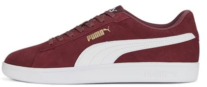 PUMA Smash 3.0, Sneaker Unisex - Adulto, Multicolore Wood Violet Puma White Puma Gold, 44.5 EU