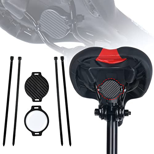 Ainiv Kompatible AirTag Fahrrad, Fahrradhalterung für Apple AirTag, Fahrradbefestigung mit Airtag Anhänger Hülle, Diebstahlschutz, GPS-Ortung passend für Bike Fahrradsitz Motorrad Kinderwagen