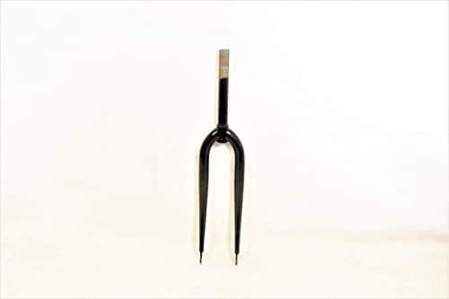 27” or 700c Bike Fork 25.4mm Black 190mm 1 Threaded Steerer Axle To Crown 400mm