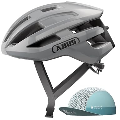 ABUS Rennradhelm PowerDome ACE - mit ABUS Race Cap - leichter Fahrradhelm mit cleverem Belüftungssystem - Made in Italy - für Damen und Herren