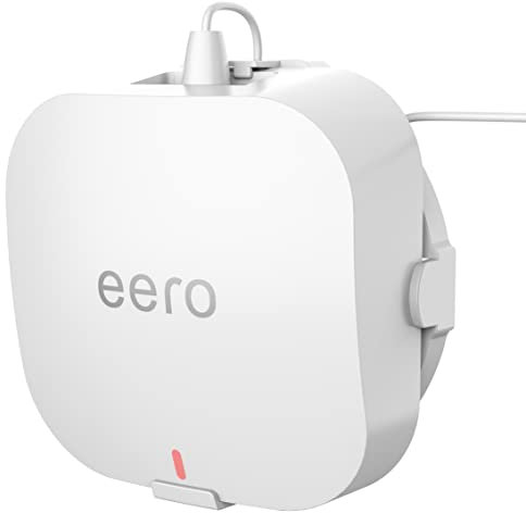 For Eero Pro 6E / Eero Pro 6 Home WiFi System Simple and Robust Wall Mount Stand Mount for Eero Pro 6E Tri-Band Mesh Wi-Fi 6 System, No Messy Cable (1 Piece, White) JYP7