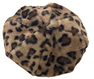 Baskenmützen for Mädchen Französische Baskenmütze Leoparden-Baskenmütze Mädchen achteckige Mütze Baby achteckige Mütze Kindermütze Baskenmütze Mütze home ( Color : Leopard , Size : Taille unique )