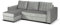 MEBLE-LUX - Universal Ecksofa mit Schlaffunktion und 2 Bettkasten Vera I 242cm Breit Sofa L Form I Eckcouch mit Schlaffunktion I Universal Ecke (Rechts oder Links) I Sofa Hellgrau