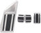 Pédale Capuchons Repose-pieds Compatible avec Peugeot 3008 5008 508 308 Citroen C5 Aircross DS 7 Crossback