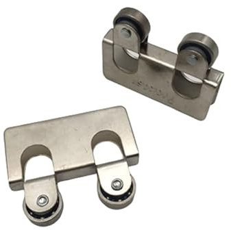 5 stücke Ausstellung schrank glas läufer tür stahl tor riemenscheibe tür fenster riemenscheibe Vitrine schiebetür rad