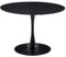 HJhomeheart Table à Manger de Cuisine Ronde, Table décontractée Moderne. Ensemble de Table à Manger pour Cuisine, Salle à Manger et Bureau, Table à Manger Noir, diamètre 110 * 75(H) CM
