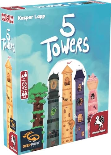 Pegasus Spiele 5 Towers (Deep Print Games) (English Edition)