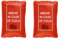 FISURA - Origineller Handwärmer.Origineller Mini-Gel-Handwärmer. Wiederverwendbarer Taschenwärmer. Für Aktivitäten im Freien. (Packung mit 2 Stück Break, Rot)