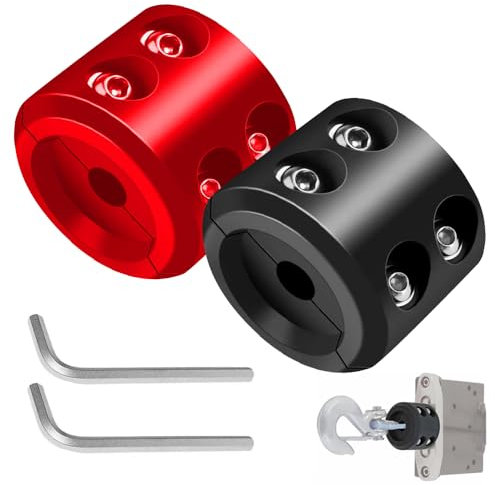 yotutun Windenstopper, 2 Stück Windenkabel Hakenstopper Gummiauflage, Seilwindenstopper Windenkabelhakenstopper, Seilschutz mit Schraubenschlüssel, Seilwinde Zubehör für AT-V UT-V