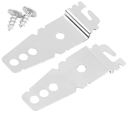 SEWOART 2pcs Dishwasher Bracket Quick Installation Iron Z Bracket Prevents Dishwasher Moving Forward under Counter Mounting Kit for Kitchen
