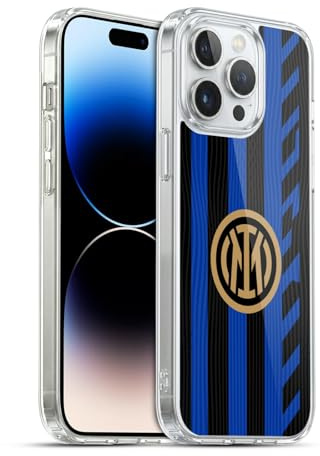 Head Case Designs Offizielle Inter Milan Home 2024/25 Wappen-Set Gelhülle [Militärischer Schutzgrad] Kompatibel Mit Apple iPhone 14 Pro Max Und Kompatibel Mit MagSafe