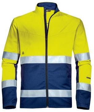 uvex suXXeed construction Bundjacke Warnfarben - körpernaher Schnitt warngelb warngelb/dunkelblau XS - 8826608
